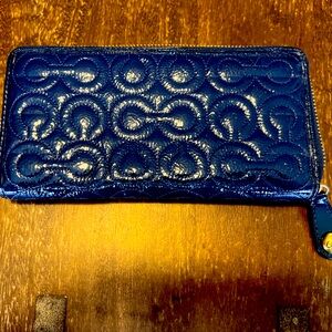 Coach patent leather wallet